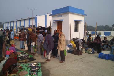 Open Market Shed,Gosaba Krishak Bazar